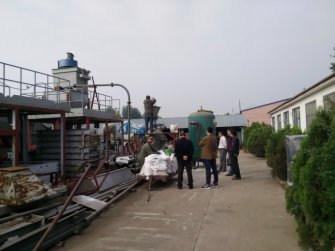 歡迎江蘇東立超細(xì)粉客戶來(lái)我廠考察氣力輸送系統(tǒng)